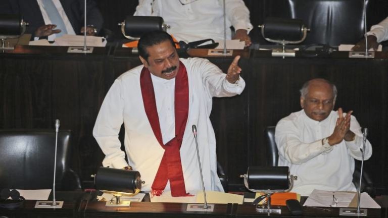 Sri Lankan Parliament disrupted again adjourned until Monday amid political crisis
