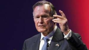 Former US president George H W Bush dies