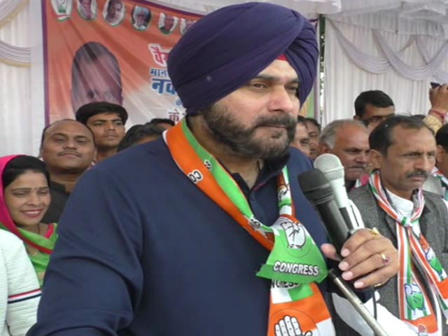 Sidhu injures vocal cords after hectic campaigning docs advise 3 5 days rest
