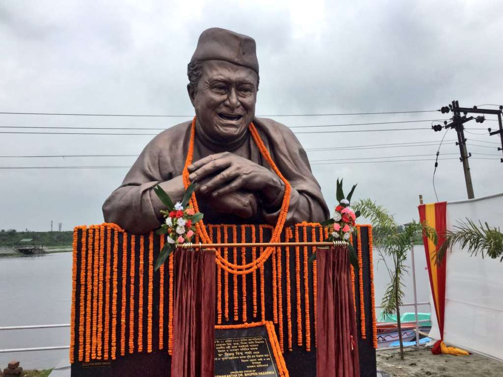 Statue of Bhupen Hazarika unveiled