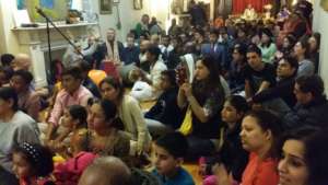 SRI N Devotees Singing Kirtan