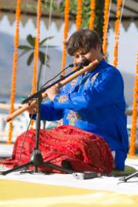 Shashank Subramanyam performing at Udaipur World Music Festival