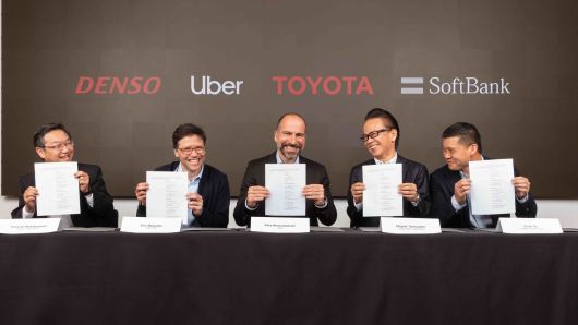 Toyota, SoftBank fund, Denso invest $1 billion in Uber