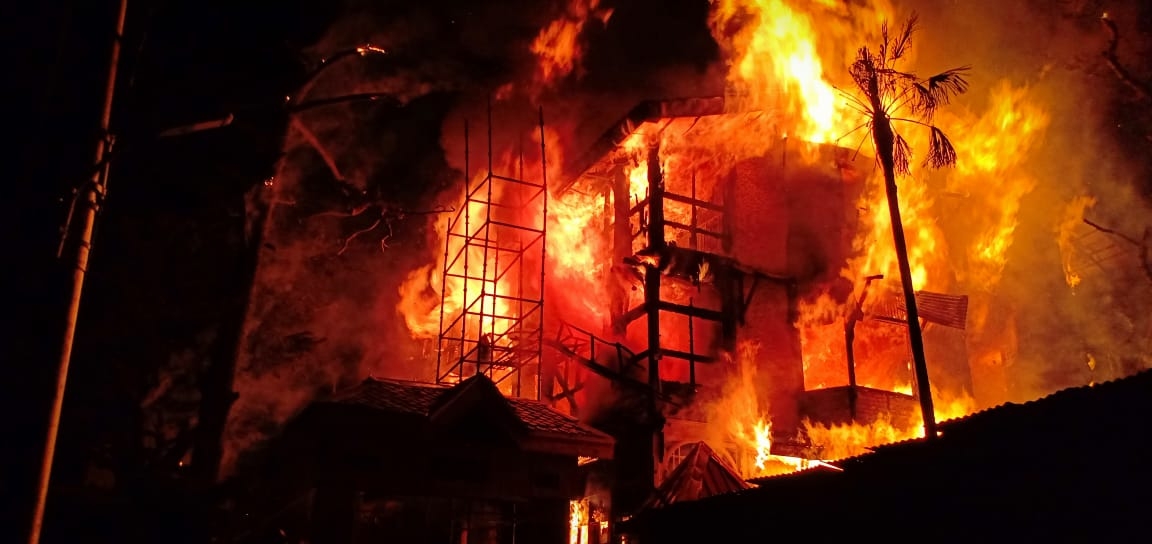 Fire destroys portion of Shimla's historic Grand Hotel