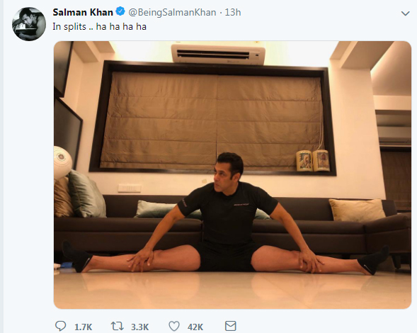 Salman sets fitness goals