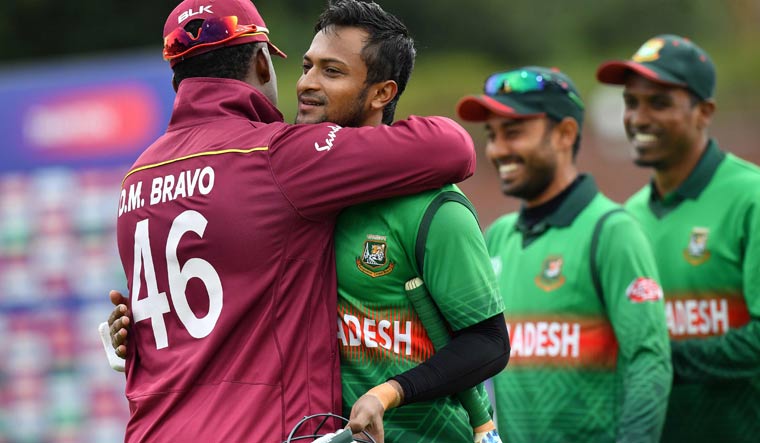Shakib's master class hundred scripts Bangladesh's memorable World Cup win over Windies