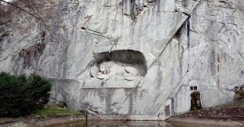 Switzerland's beloved Lion Monument threatened with decay