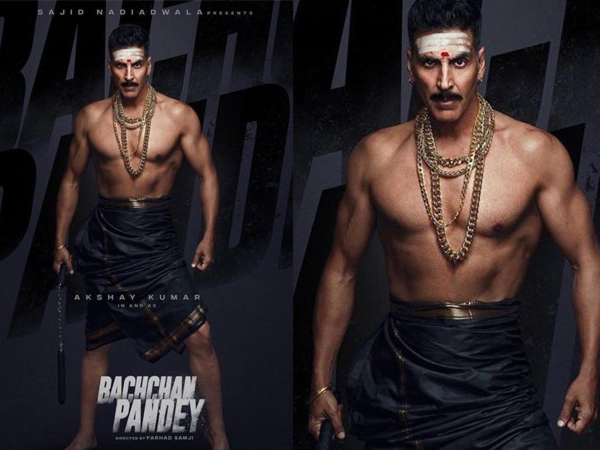 Akshay Kumar releases quircky first look of 'Bachchan Pandey'