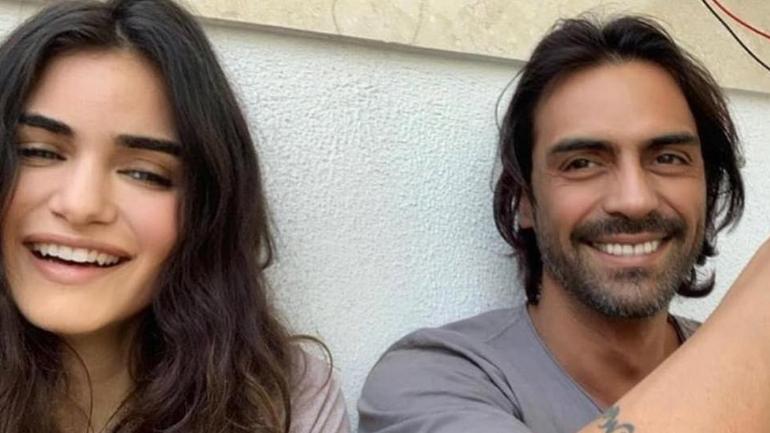 Actor Arjun Rampal’s model girlfriend Gabriella Demetriades shared a heart-melting photograph of their newborn and said she is "tired but in love".  The South African model took to Instagram to share a photograph of herself holding her son. She captioned it: "Tired but in love".