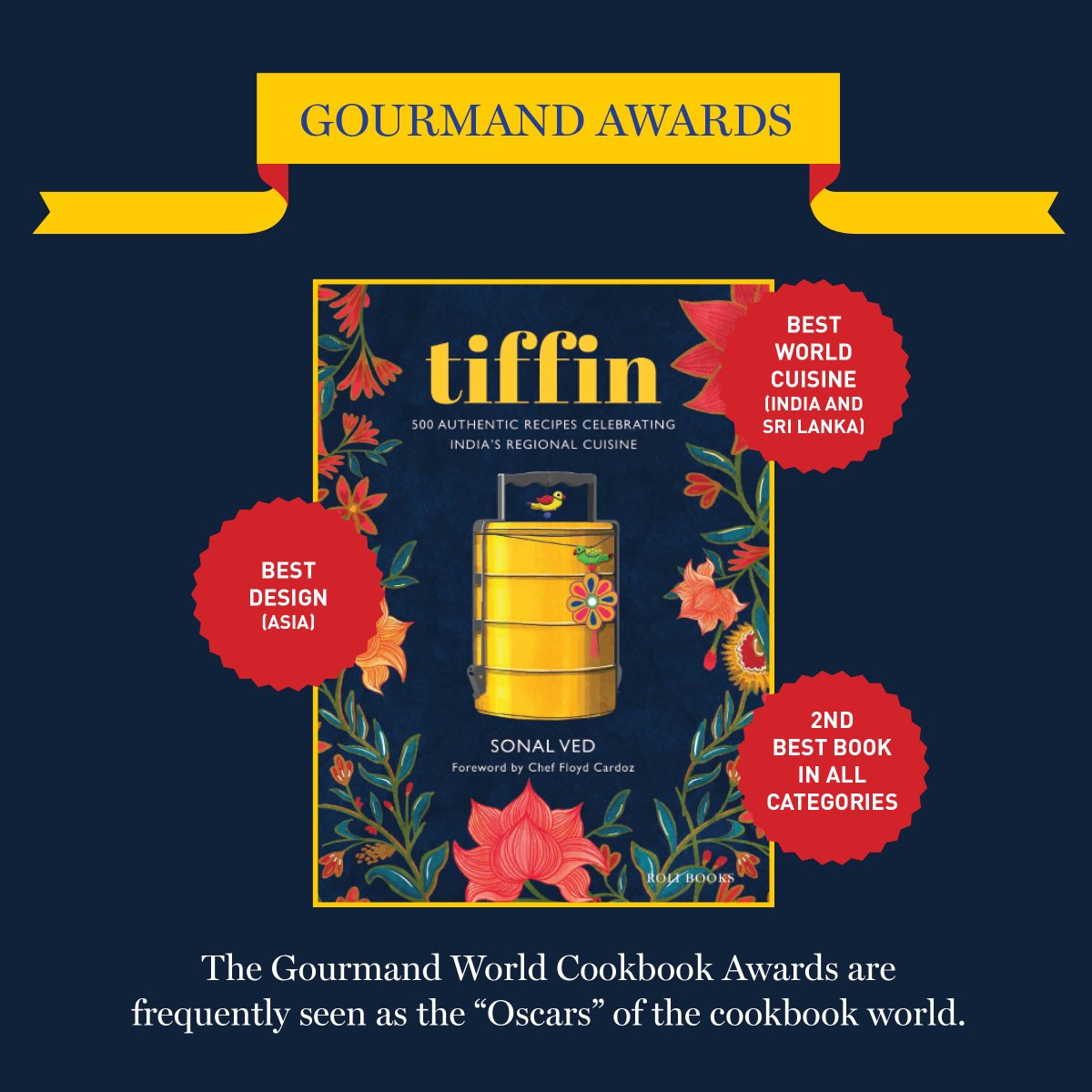 Indian cookbooks strike it rich at Gourmand Awards