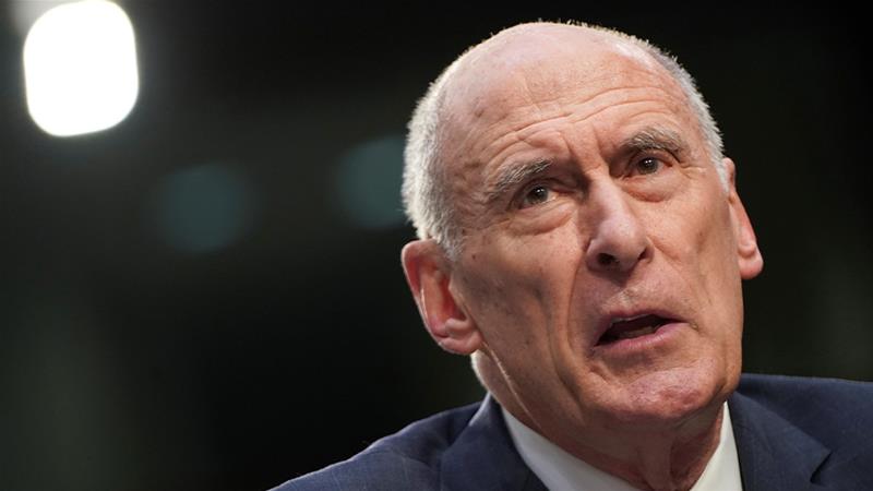 Trump says US intel chief Coats to leave office August 15