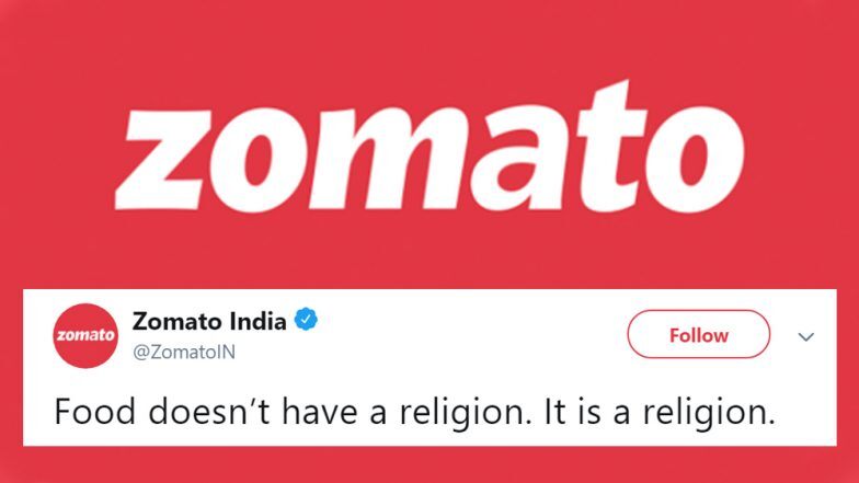 Zomato shuts up bigotry, says food doesnt have religion after customer seeks non-Muslim rider