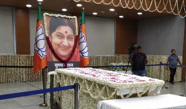 Foreign dignitaries, world leaders pay their tributes to Sushma Swaraj