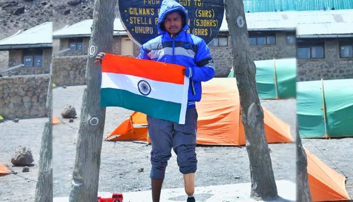 Divyang mountaineer scales Mount Elbrus
