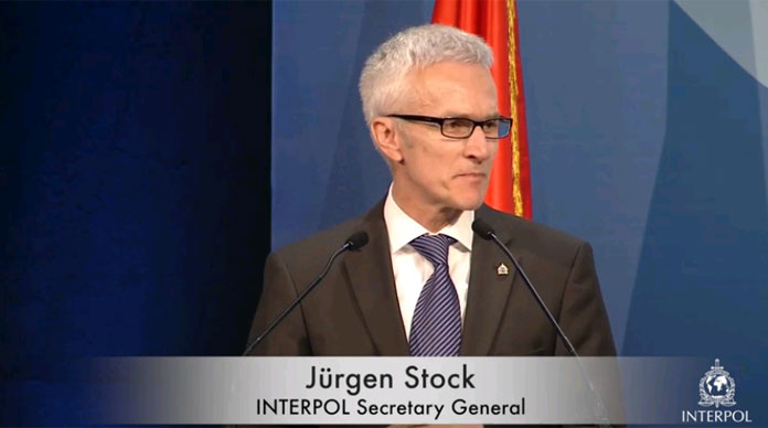 Interpol Secretary General meets Union Home Secretary