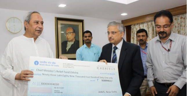 AIIMS donates Rs 93.89 lakh to Odisha CM's Relief Fund