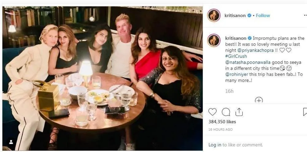 'Girl crush' dinner