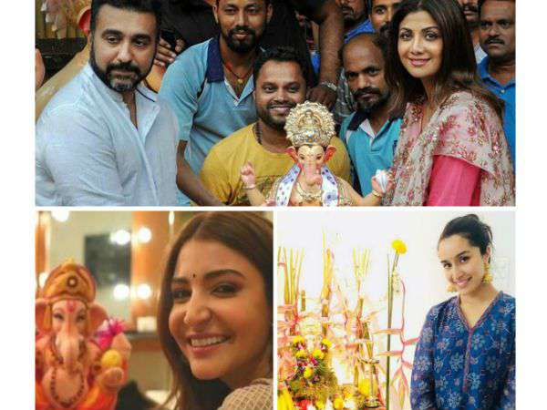 Bollywood stars welcome Lord Ganesh to their homes