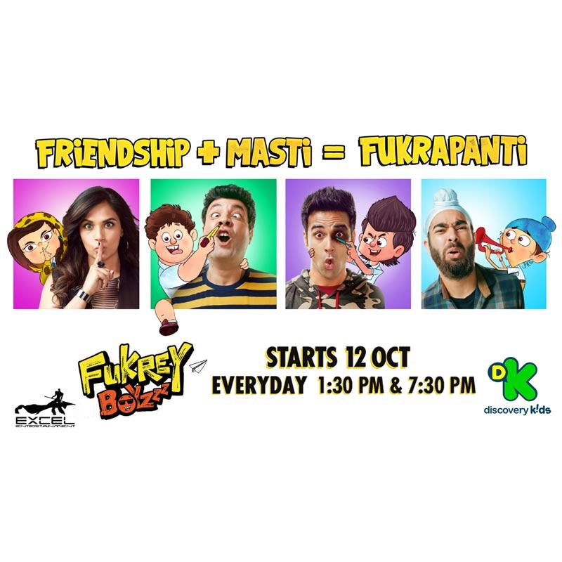 ‘fukrey Animated Show To Premiere On Discovery Kids Indiapost Newspaper