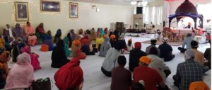 Congregation at the Three days of PrakasUtsava at Gurudwara Sahiba