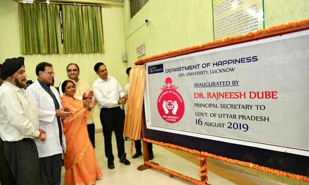 A private medical college in Lucknow has opened a department of happiness to boost a sense of well-being among students and teachers