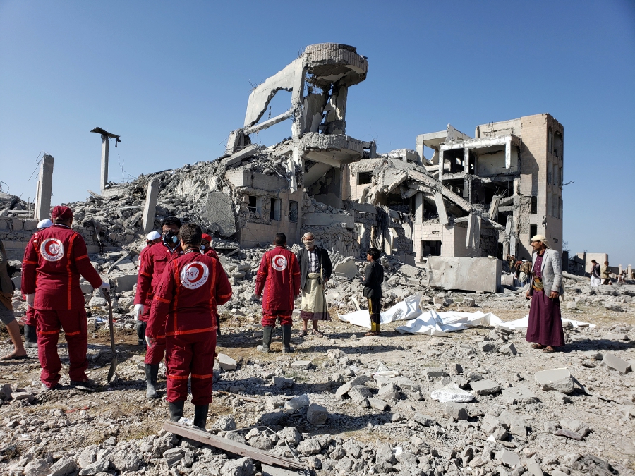 More than 100 believed killed in Yemen air strike: ICRC