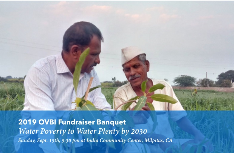 OVBI to host annual banquet to eliminate water poverty in India