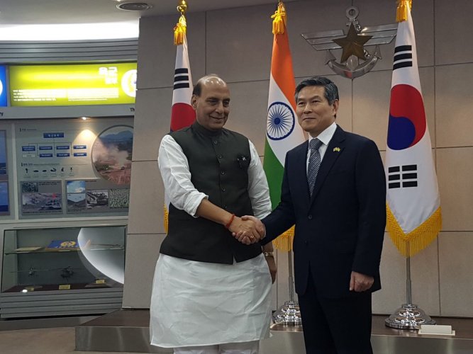 Rajnath holds talks with S. Korean counterpart to boost defence ties