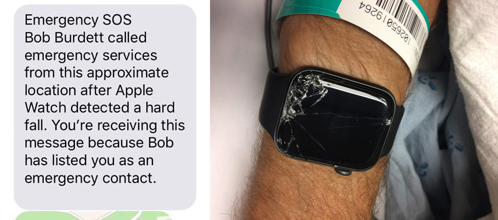 Apple Watch detects hard fall, saves man's life in US