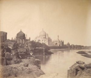 First picture of Taj Mahal 1855