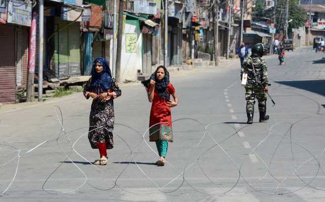 Shutdown in Kashmir as two UTs come into existence