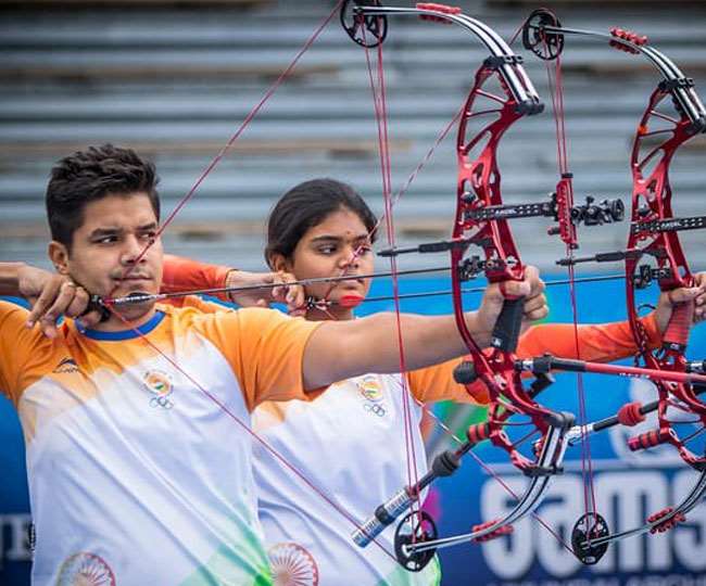 Abhishek-Jyothi combine claims compound mixed pair gold at Asian Archery