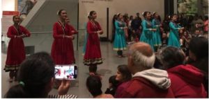 B Canadinan girls ldoing Kathak