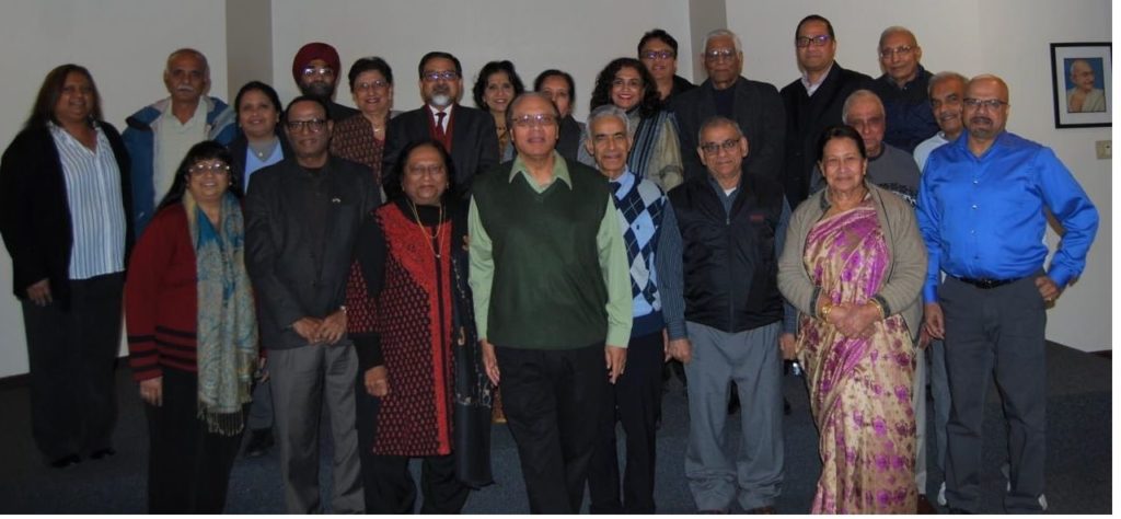 Indian CG with Indian-American community members of Springfield