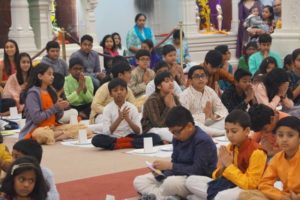 Chidren perfo puja