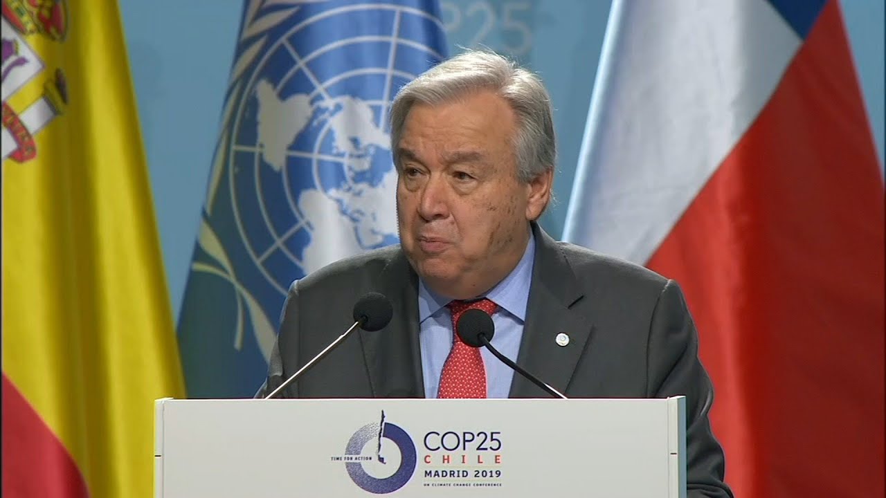Choose hope or climate surrender, says UN chief