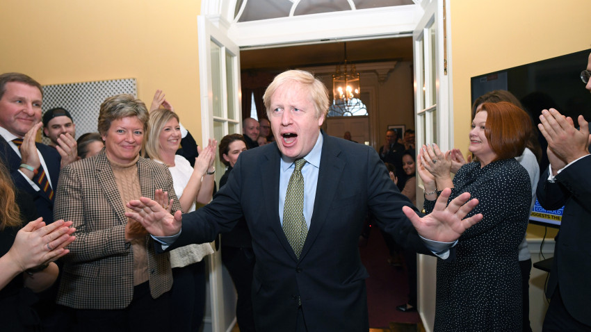 UK's Boris Johnson talks with Trump, welcomes new lawmakers