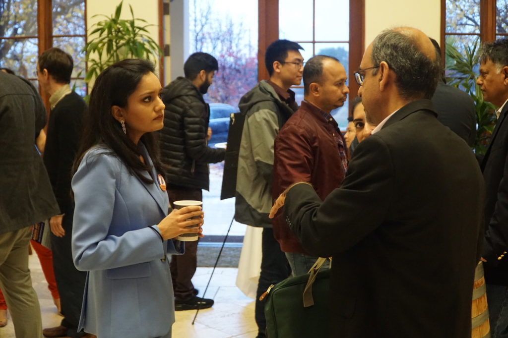 Natasha speaking with They See/Desi Blue founder, Sunil Mehta