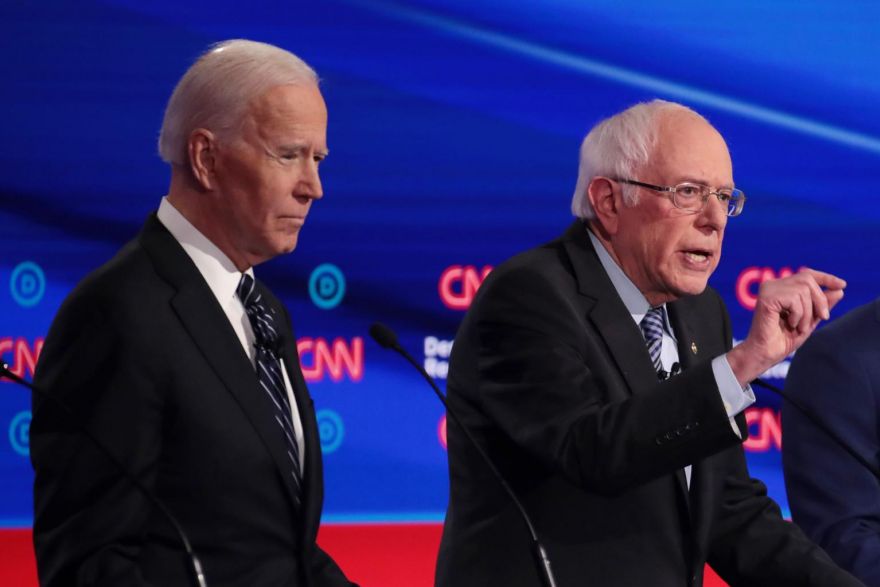 Biden, Sanders trade barbs as US Democratic primary race tightens