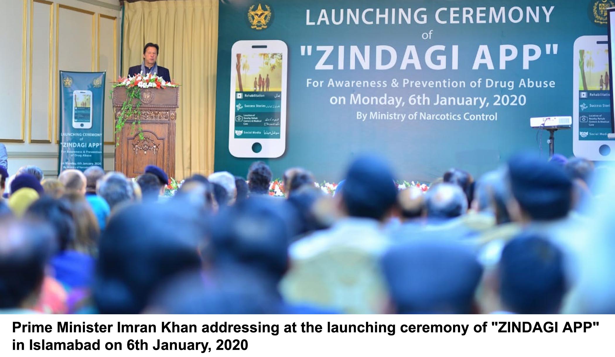 Imran launches app to control drug abuse