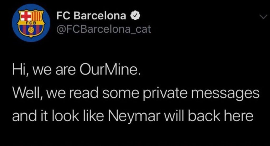 Twitter accounts of Olympics, FC Barcelona hacked IndiaPost NewsPaper