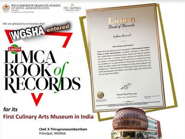 Team Welcomgroup Graduate School of Hotel Administration of Manipal Academy of Higher Education (MAHE),is proud to announce the culinary museum in WGSHA