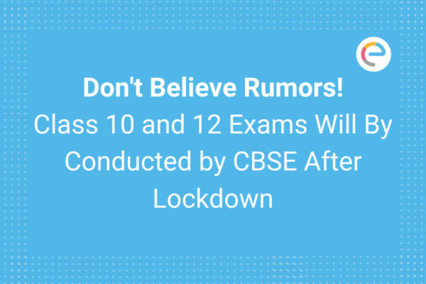 CBSE to conduct Class 10, 12 board exams after lockdown