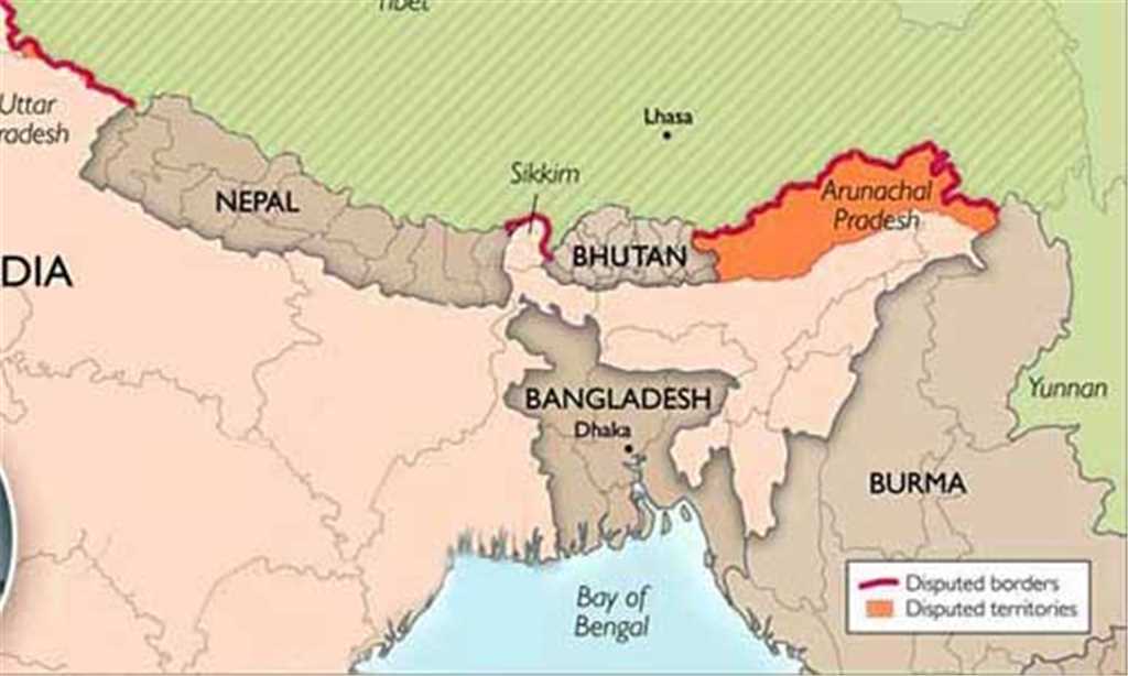 China includes Arunachal in its updated map