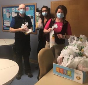 Food delivered to Lowell General Hospital