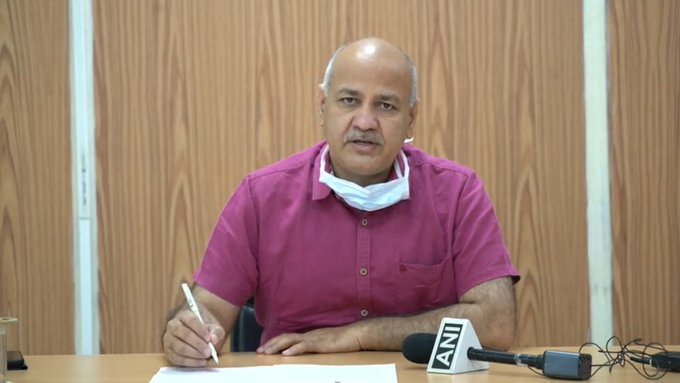 Expect 5.5 lakh Covid cases in Delhi by July 31: Dy CM Sisodia