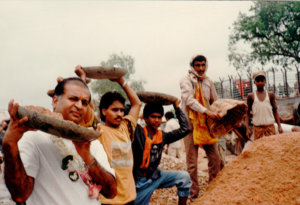Dr Bharat Barai at Ayodhya Ram Mandir in 1992