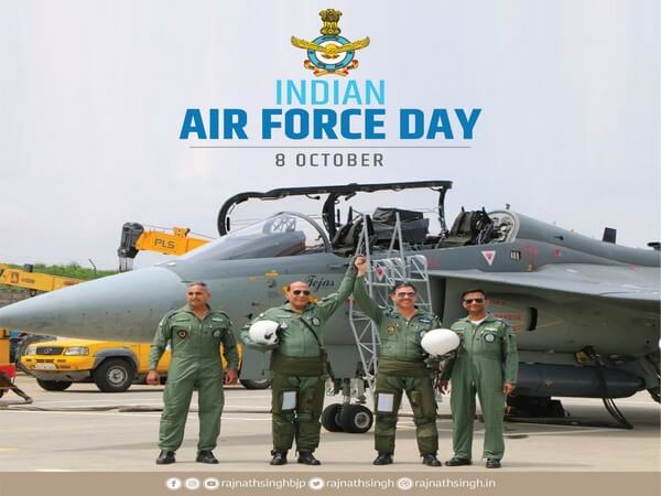 Blue skies, happy landings always Rajnath, Shah extend greetings to IAF personnel on 88th Air Force Day