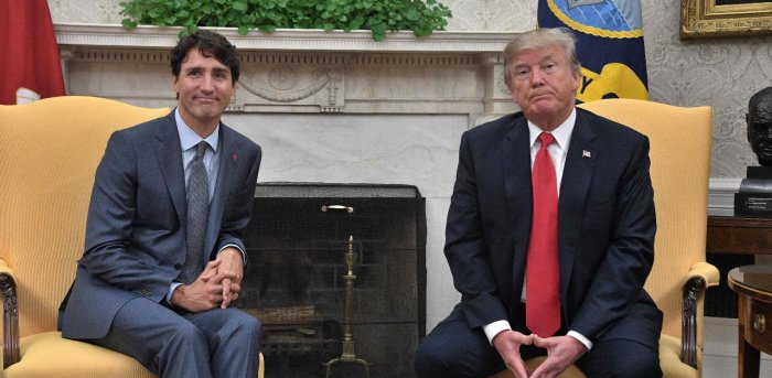 Canada's Prime Minister discusses coronavirus situation with Trump