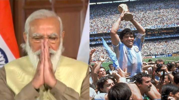 Maradona was the maestro of football, his untimely demise has saddened us all PM Modi